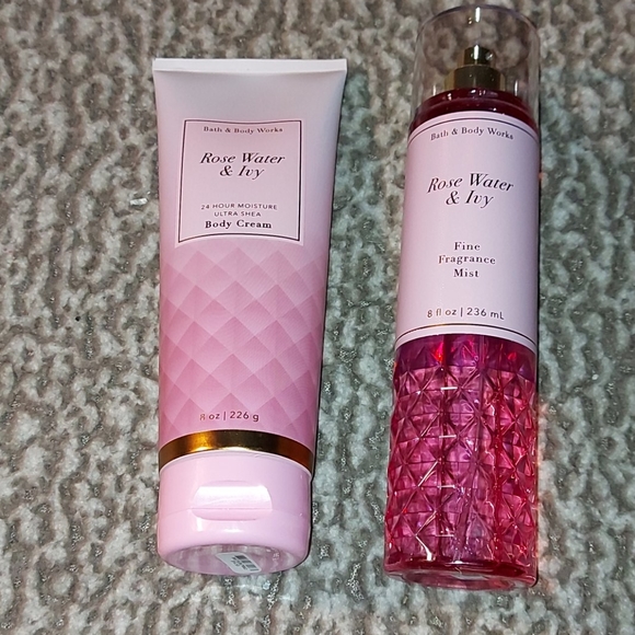 BBW Rose Water & Ivy Body Cream & Fragrance Mist
